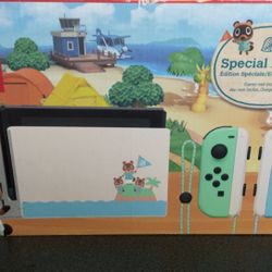 Special Edition Nintendo Switch Animal Crossing Bundle 