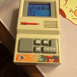 Where in the World Is Carmen Sandiego Handheld Game