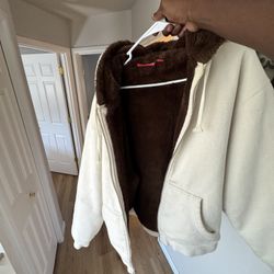 Supreme Faux Fur Lined Zip Up