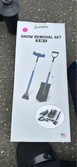 Snow removal set for car