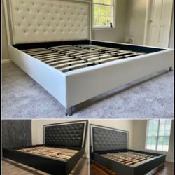 BED AND MATTRESS BLOWOUT!! YOU CHOOSE THE BED!! KING SIZE $395..QUEEN SIZE $345!!