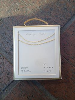 14k Gold Plated 16/18 Inch +3" Extender 