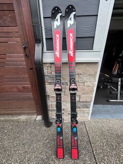 Nordica Dobermann World Cup SL 165 cm Race Slalom Skis w/ Marker Race X-Cell 16 Bindings & Piston Plate