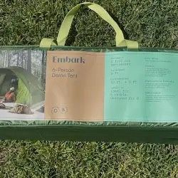 Like New Camping Package: Embark 6P Tent & New Coleman Sleeping Bag