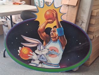 MICHAEL JORDAN 1995 SPACE JAM MOVIE DISPLAY 3' X 4 '