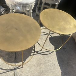 Gold End Tables 