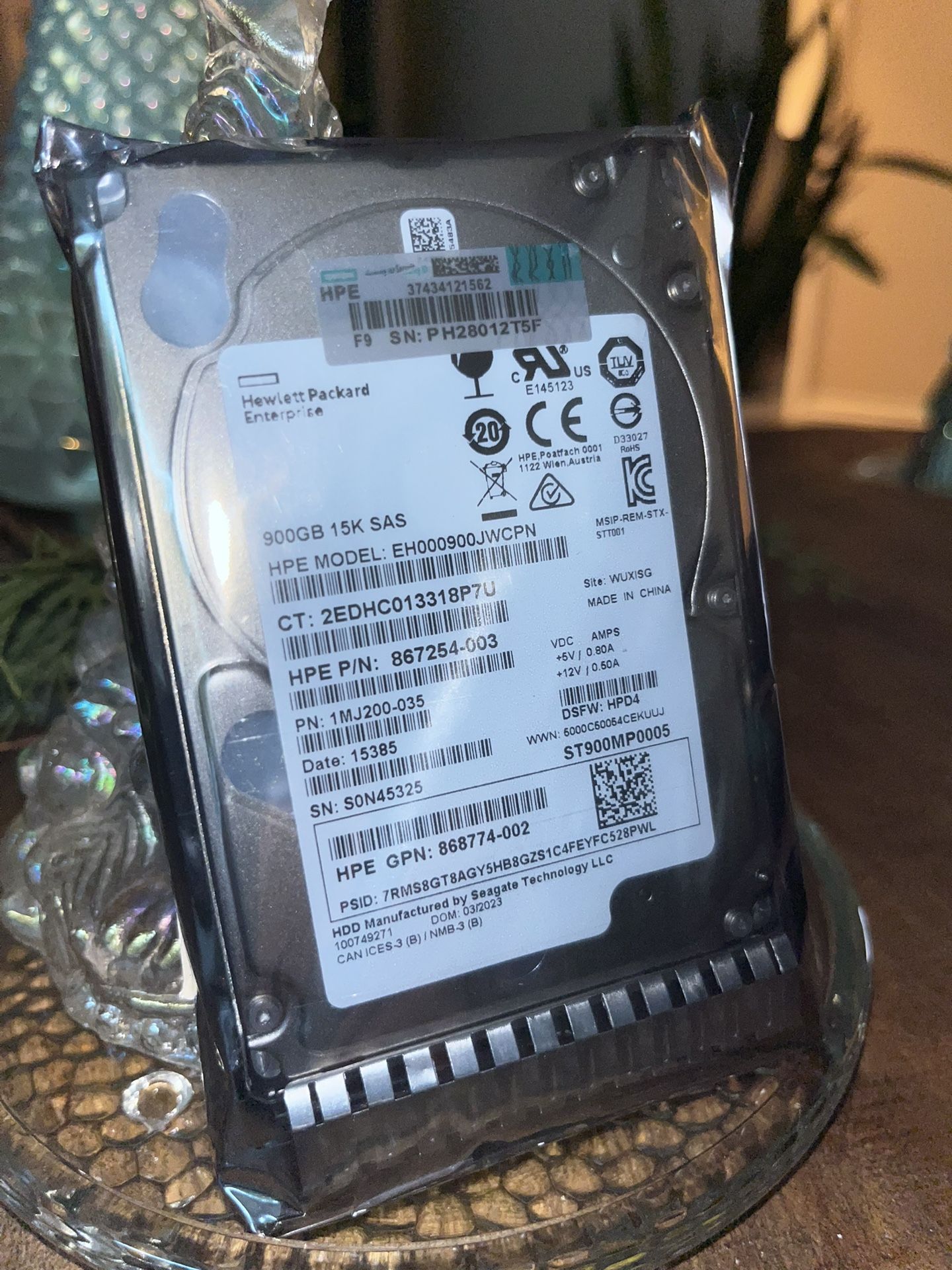 HPE 900GB Internal Hard Disk Drive - 870795-001