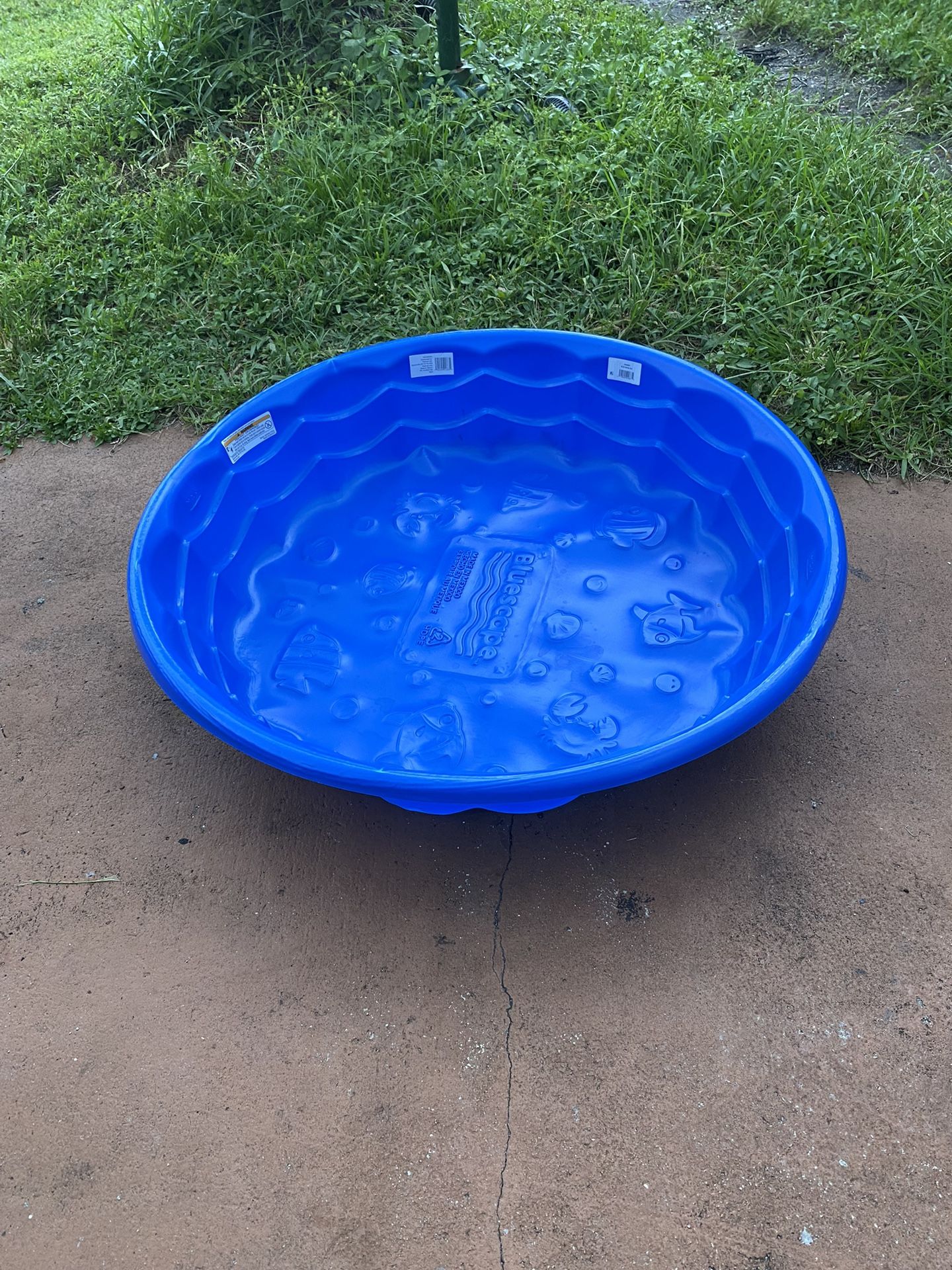 Blue Plastic Pool
