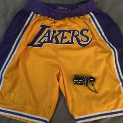 Just * Don 1(contact info removed) Laker Shorts