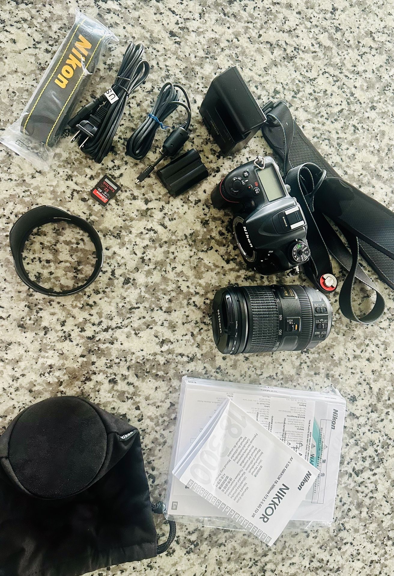 Nikon D7100 With Nokkor AF-S DX 18-300mm 3.5-5.6G ED VR lense