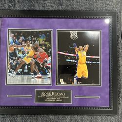 Kobe Bryant  Vs Michael Jordan Wall Piece 