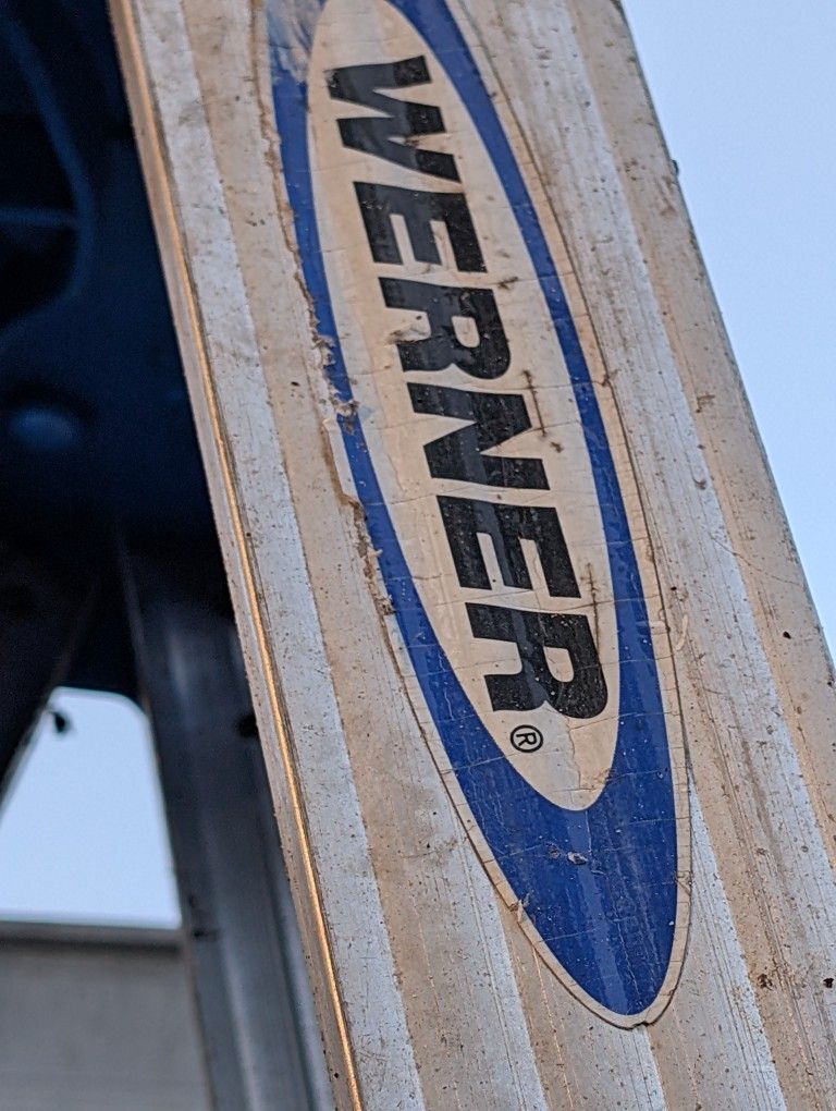 Two 8 Ft Werner Aluminum Ladders