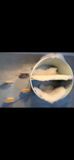 Custom Made Cat Tower With Sleeping Beds 