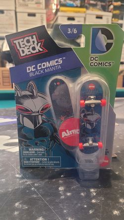 Tech Deck DC Comics Villains Almost Skateboards Black Manta COOPER