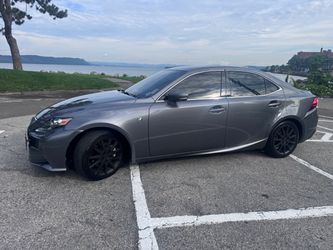 Lexus IS 250 Sedan Gray with Black Wheels