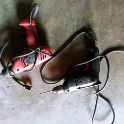 2 Electric Drills 
