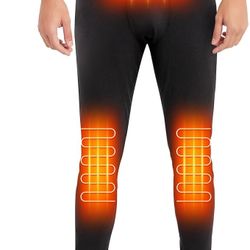 Heated Underwear Pants for Men with Battery Pack