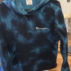 Blue Tie Dye Hoodie