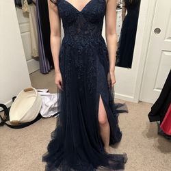 Dark Blue Dress