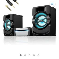 Sony High-Power Bluetooth Stereo System Home Audio Speakers with NFC & LDAC Wireless Boombox