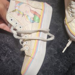 Girls Unicorn Vans Size 10