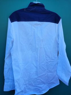 Used Wrangler Western Shirt Mens small American Red White Blue White S &KuL