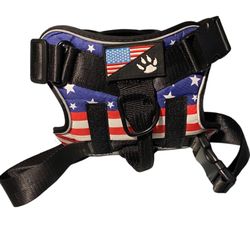 Large  Service Dog In Training Vest With Handle Red/Black Size Large