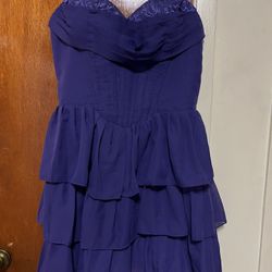 Purple Short Dress