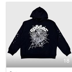 Spider Denim Hoodie 