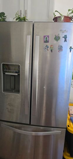 Whirlpool double door fridge