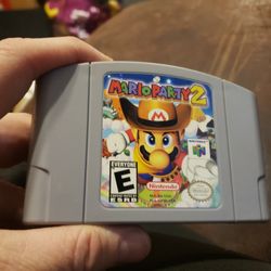 Nintendo 64 Authentic Mario Party 2 Excellent Condition 