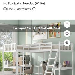 Loft bed I shape