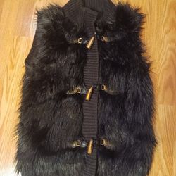 Women's MK  Fur Vest Size M 