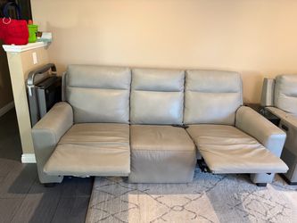 La-Z-boy Gray leather couch