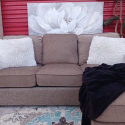 Small Sectional Sofa with Reversible Chaise