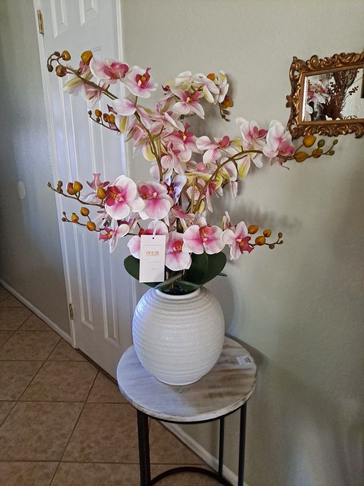 ARREGLO DE ORQUIDIAS ARTIFICIALES NUEVO 🌻