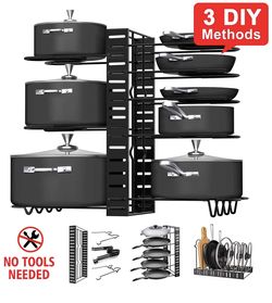 Pot rack organizer new