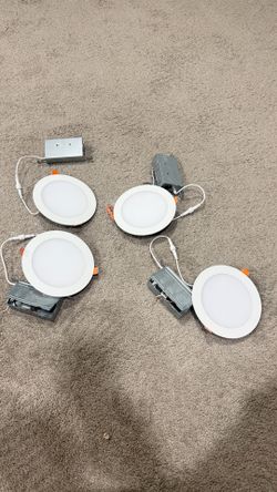 White (4-Pack) recessed lights
