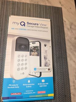 MY Q GARAGE VIDEO KEYPAD  SECURE VIEW