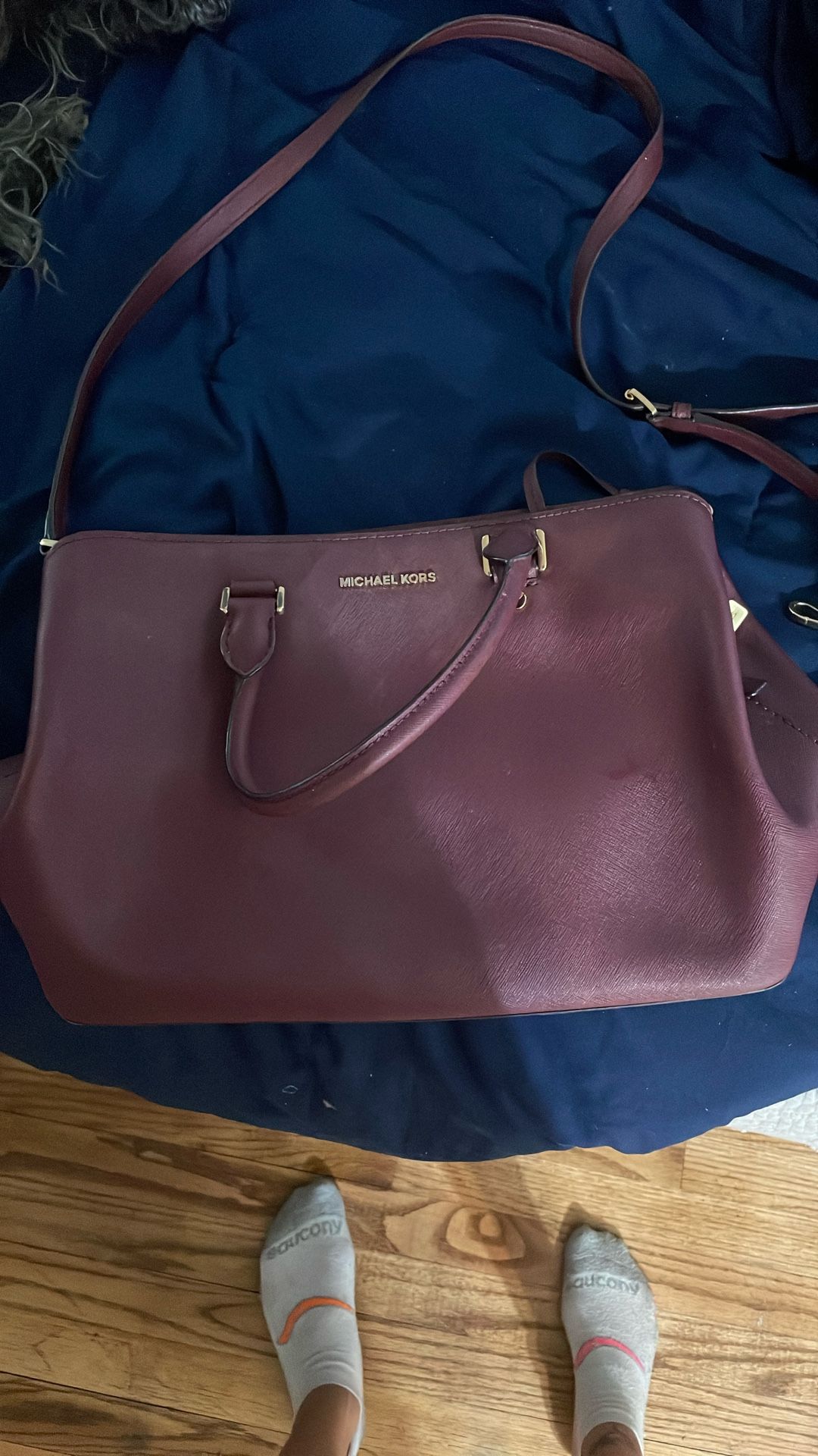 Michael Kors Burgundy Purse