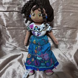 Disney Parks Encanto Mirabel Plush Doll toy Soft Cuddly stuffed animal plushie p