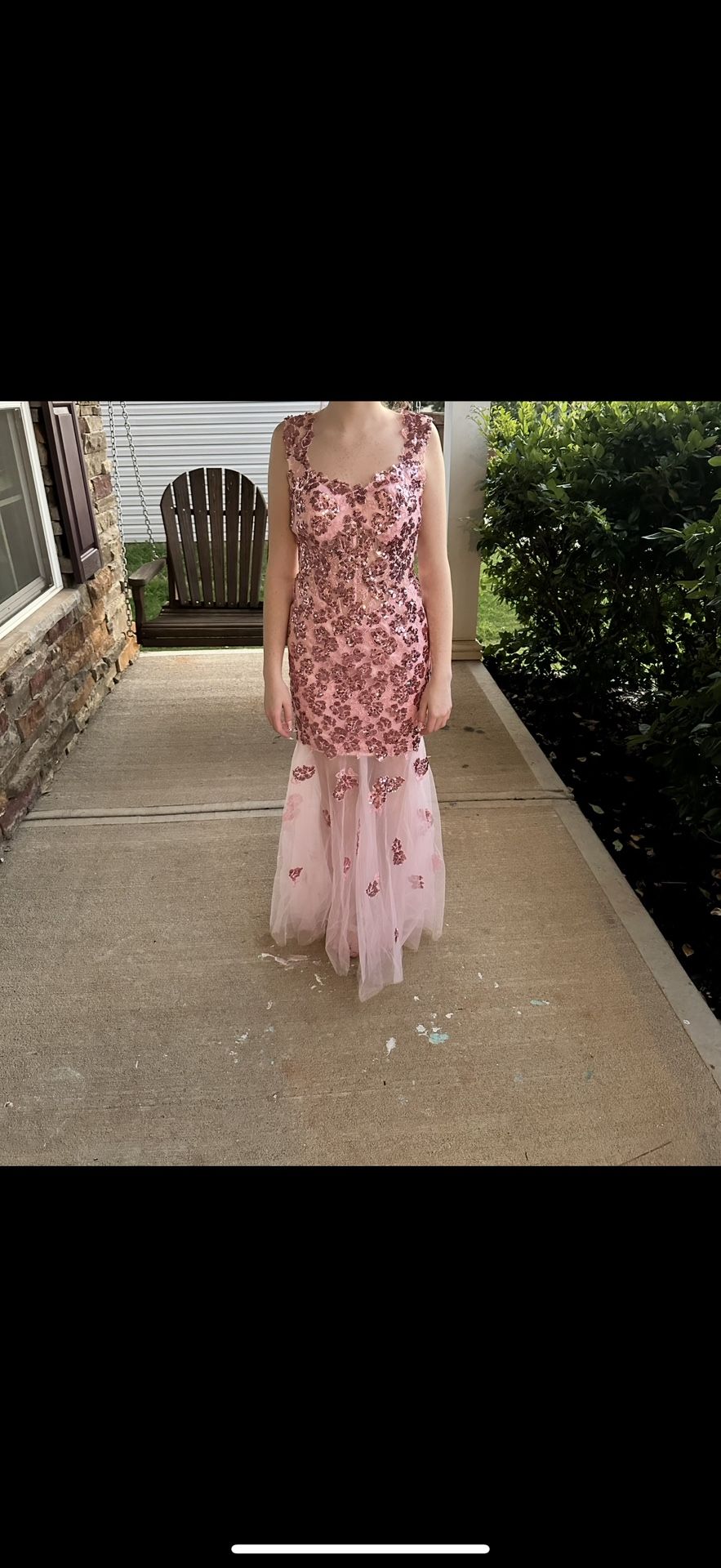 Pink Dress With Removable Skirt