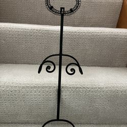 Wrought Iron  Hanging Plant Holder Or Plate Holder?