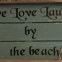 Live Love Laugh Beach Wall Art