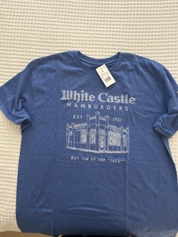 White Castle T-Shirt👕/NEW! One Medium Size And One Large, Your Choice, No Longer Available In Stores!