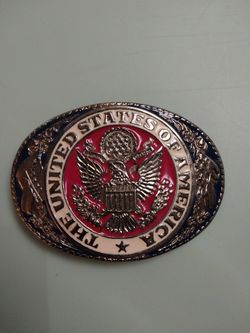 USA BELT BUCKLE