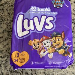 Luvs Size 3 (34 Pack)
