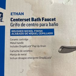 Project Source Centerset Bath Faucet Brushed Buckle