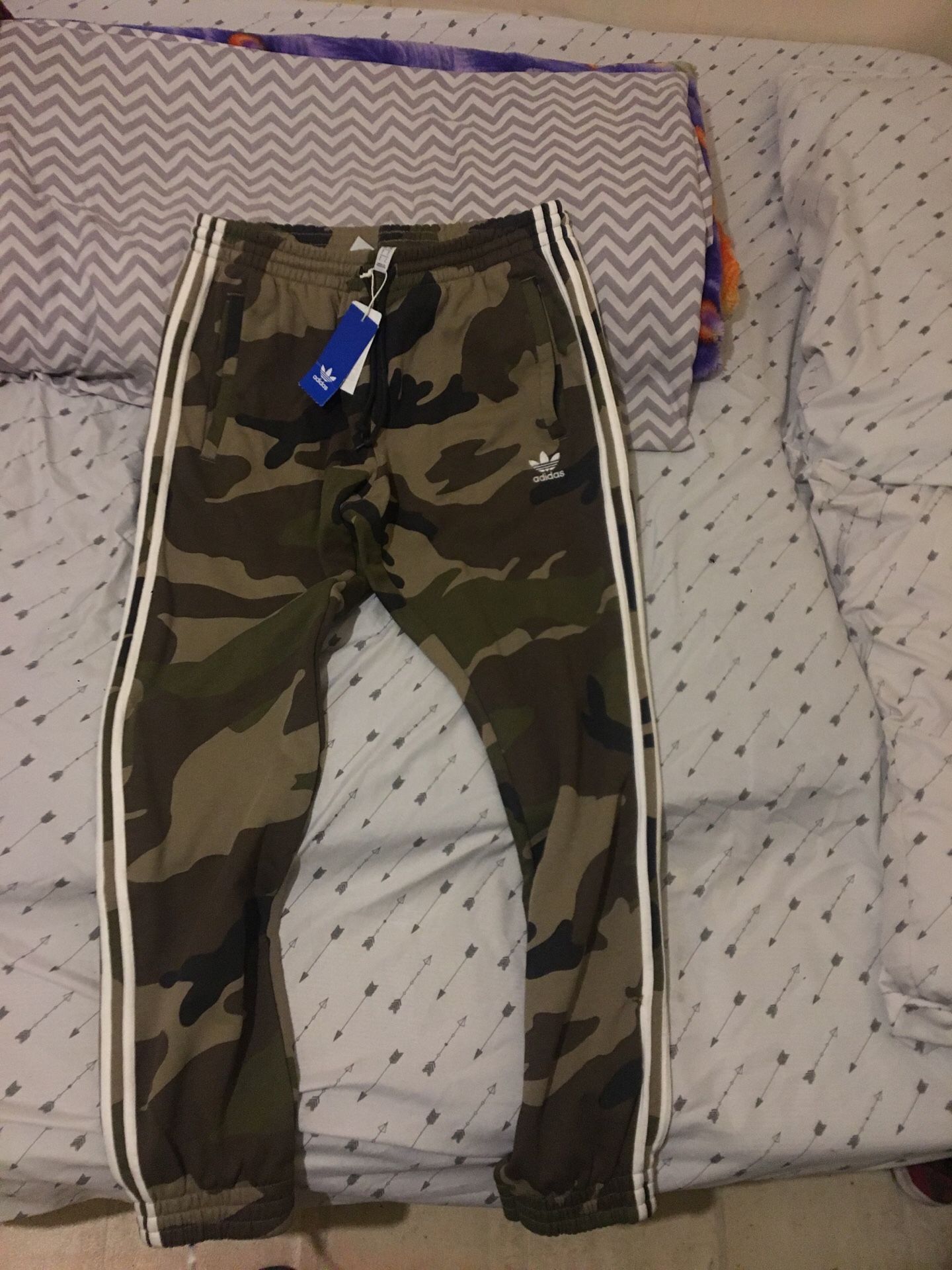 Adidas men’s camo track pants sL