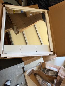 Replacement vanity mirror dimensions are 23x26 Actual Mirror dimensions 23x22